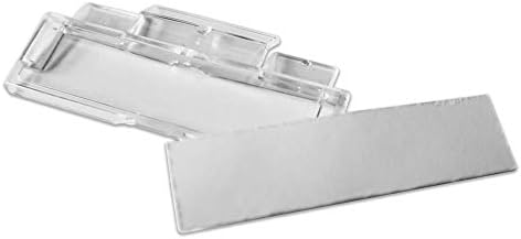50 Suspension File Tabs and Inserts - Clear Plastic Filing Cabinet Tab  Hanging File Tabs & Repositionable Label Insert File Name Tags for  Suspension ...