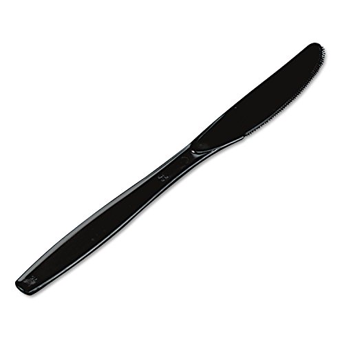 Darling Karat Black Heavy-Weight Polystyrene Knife - 1000 / CS