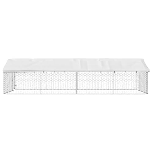 vidaXL Outdoor Hundezwinger Dach 600x300x150cm Hundekäfig Hundehaus Hundehütte