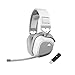 Corsair HS80 MAX Wireless Auriculares para Juegos Multiplataforma con Bluetooth – Dolby Atmos – Micrófono de Calidad Broadcast – Compatible con iCUE – PC, Mac, PS5, PS4, Switch, Móvil – Blanco