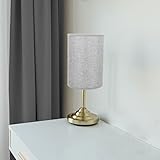 VANZACK Tall Drum Lamp Shade: Linen Table Lamp Cover - Cylinder Shade Clip on Covers for Floor Light Home Bedside Decorations Grey - Image 7