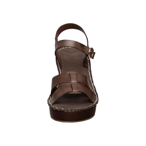 Antelope Women's Saya Leather Wedge Sandals4