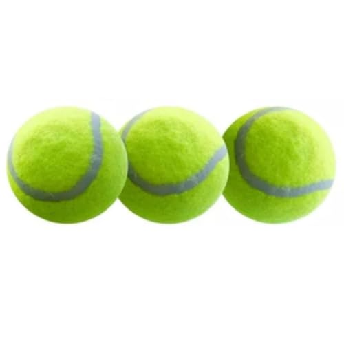 Kit 3 Bolas de Tenis Pet Treinamento Brincadeira Cachorro