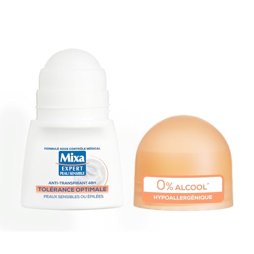 Déodorant Bille Anti transpirant 48h Tolérance Optimale Mixa Le Roll on - vue 4