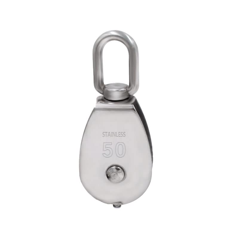 Poulie M20 en acier inoxydable pour câble de levage et roue simple pivotante