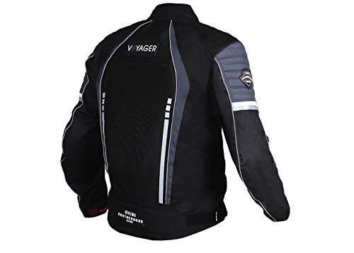 Image of BIKING BROTHERHOOD Men's blouson Voyager Jacket (Grey, 2XL)