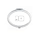 Keyboard Symbol ctrl X Art Deco Gift Fashion Mirror Portable Fold Hand Makeup Double Side Glasses