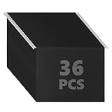 STARVAST A4-Hängemappen, 36 Stück, Aktenschrank, Hängemappen mit Registern und Karteneinsätzen, für Schule, Zuhause, Arbeit, Büro, Organisation (Schwarz, A4)