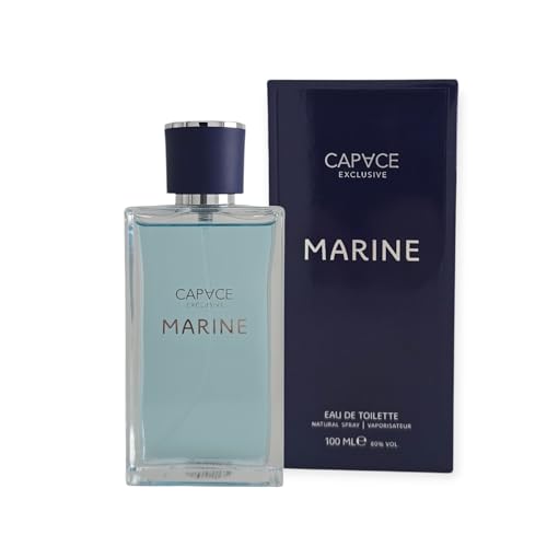 CAPVCE EXCLUSIVE EdT100 ml Eau de Toilette Marine para hombres | Perfume acuático fresco para hombre | fragancia de verano para hombre | Idea de regalo | nuevo y embalaje original