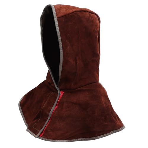 Holibanna Flame-retardant Welding Protective Hood with Neck Shield, Welding Face Cover Cap for Welders, Head Protection Safety Gear for Industrial Use, Random Color