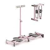 Ski Machine Exercise Equipment, Foldable Ski Trainer, Adjustable Leg Ski Simulator Machine Durable Upgraded...