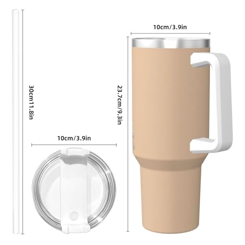 Simple Daisy Print 40oz Ice Bully con Asa y Pajilla Acero Inoxidable miniatura 5