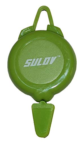 SULOV Unisex-Youth DRZAK-SKIPAS-5 Holder for Ski Pass, Color-Green, One Size