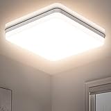 【Diseño ultrafino】Plafon led techo cuadrado adopta un diseño ultrafino (grosor: 40 mm / 1.57in), tamaño de instalación (L x W x H): 300 * 300 * 40 mm / 11.81x11.81x1.57 pulgadas, lámpara led techo cocina cual es muy bueno con su interior es un combinación perfecta