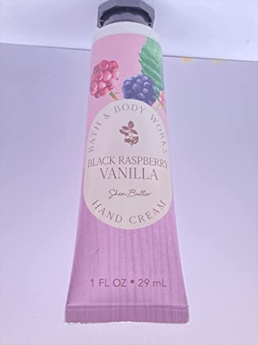Bath & Body Works Shea Butter Hand Cream Black Raspberry Vanilla 1Oz #TOP21