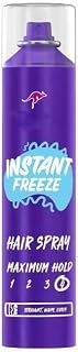 Au~ssie Instant Freeze Hair Spray for Curly Hair Straight Hair, and Wavy Hair 10 oz Unisex