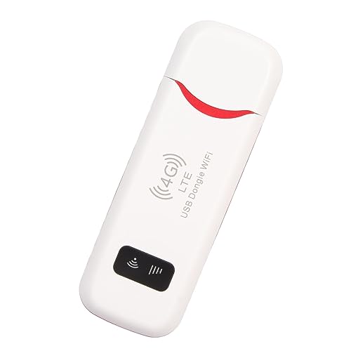 Image of Dioche 4G USB Mobile WiFi - Highspeed Portable Wireless Router, Supports Simultaneous Connection of 10 Devices, Suitable for Mobile Phones, Laptops, and Smart TVs, Includes a SIM Card