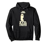 Cartoon Network Adventure Time Most Evil Thing Unisex Adults Black Small Hoodie