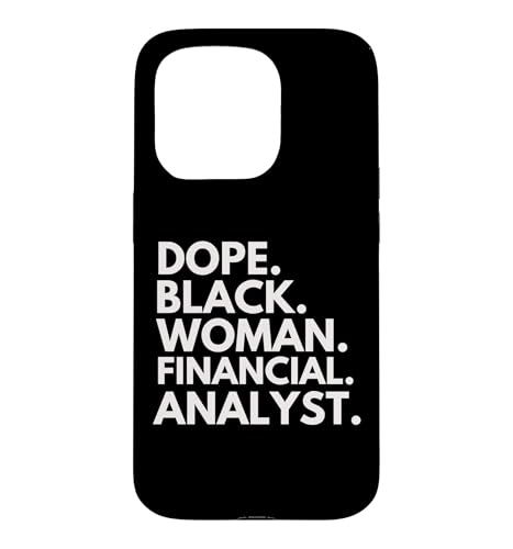 Dope Black Woman Financial Analyst Empower Professional �X�}�z�P�[�X iPhone 15 Pro �p