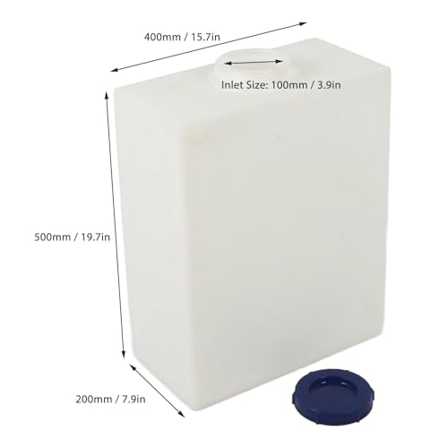 LICOME RV Water Storage Tank 10 Gallons Heat Cold Resistant PE Water Tank for Trailer Boat Yacht,Bicycles and Spare Parts