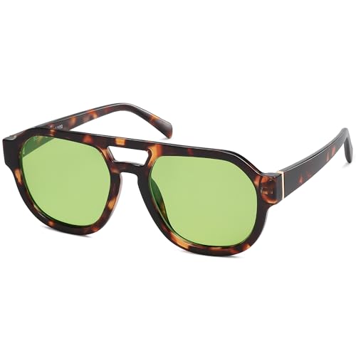 SOJOS Retro Polarized Aviator Sunglasses Womens Vintage Shades Trendy Stylish Sunnies SJ23432