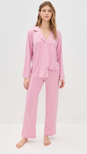 Eberjey Gisele Classic Women's Pajama Set | Long Sleeve Shirt + Long Pants2