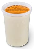 Aroma Depot 2 lb / 32 oz Raw Mango Butter Unrefined 100% Natural Pure Great for Skin, Body, Hair Care. DYI Body Butter, Lotions, Creams Reduces Fine Lines, Wrinkles, used for eczema psoriasis