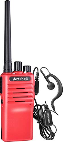 Arcshell Rechargeable Long Range Two-Way Radios With Earpiece 6 Pack Walkie Talkies Li-Ion Battery And Charger Included #TOP2