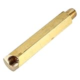 X AUTOHAUX Auto Öldruckmesser 1/4 NPT Männlich Verlängerungsadapter