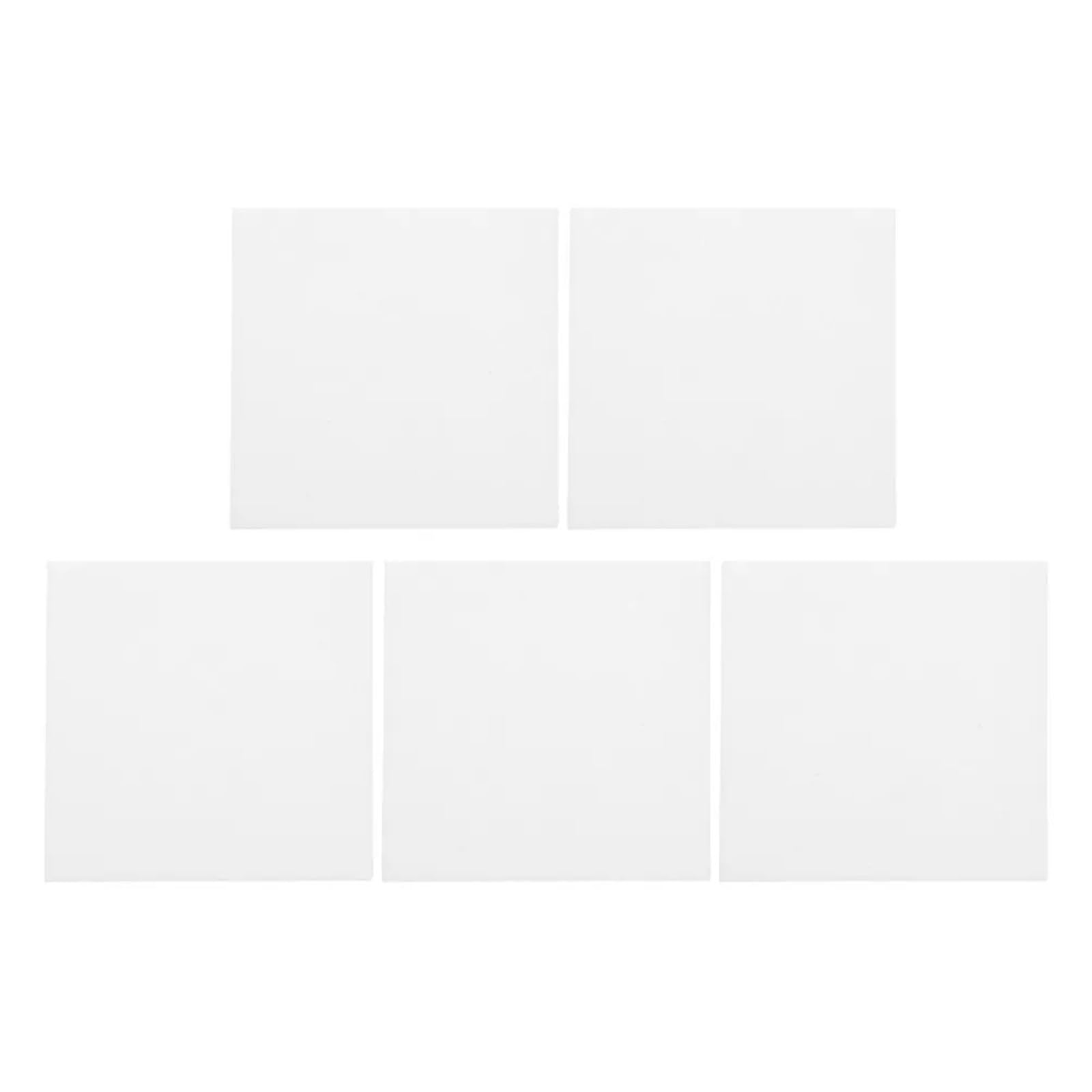 Papel de fibra cerámica para horno de alfarería rectangular de alta temperatura 5 piezas