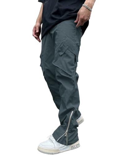 Image of Noble Monk Men's Cargo Pant | Drawstring | Solid Cargo | Multi Pockets Trackpant