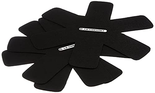 Set of 3 Felt Cookware Protectors - Black by Le Creuset - Used condition - US$18.29