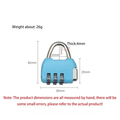 Cadenas de voyage contre le vol de sac à dos avec code réinitialisable - 3