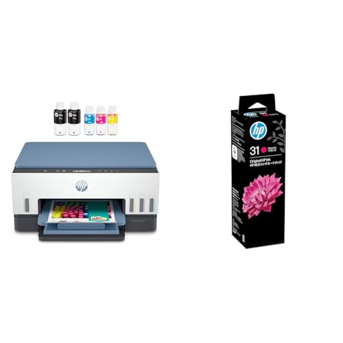 HP Smart Tank 6006 ��e�ʃC���N�^���N�� A4�J���[�����@ �O�ʋ��� �u���[�y�}�[���^�C���N�Z�b�g�z