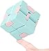 (Macaron Blue).Cube Fidget Toy Stress Relieving Fidgeting Game for Kids and Adults,Cute Mini Unique Gadget for Anxiety Relief and Kill Time