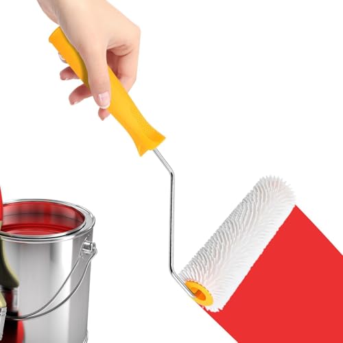 Selbstnivellierender Roller | Ergonomischer Bodenglättungsroller Mit Zoll Breite,Betonspikyroller,Für Zement Betonfarbe Estrich Keller Lager Blasenentfernung Selbstnivellierender Roller | Ergonomischer Bodenglättungsroller Mit Zoll Breite,Betonspikyroller,Für Zement Betonfarbe Estrich Keller Lager Blasenentfernung