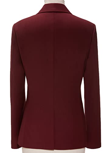 Business Women Suit Set 3 Pieces Notch Lapel Single Breasted Vest For Office Work Lady Suits (Blazer+Vest+Pants)(Black,12) #TOP6