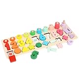 Puzzle pour tout-petits avec formes à motifs – un jeu d'éveil qui stimule la motricité fine et la logique des enfants