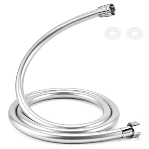 Dachiy Tubo Doccia Flessibile 150 cm Bianco/Cromo