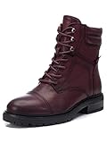 Stiefelette schwarzes Leder CARMELA Damen 67413 Stiefelette, Bordeaux, 40 EU