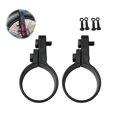 ZSYYDS 2PCS Bike Fenders Frame/Fork Mounting Clamp Bracket Adapter Cycling Repair Parts (32MM)