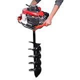 Équipée d'un puissant moteur à essence à quatre temps, cette tarière excavatrice favorise un perçage efficace avec une transmission variable en continu. Capable de percer environ 150 trous par heure dans un sol mou et 40 à 50 trous par heure dans un sol dur, il empêche le cylindre de caler ou d'inonder, même dans des conditions de haute température.