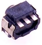Side view of the R button replacement micro switch for Nintendo Switch Joy-Con, showing solder pins