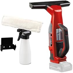 Einhell Akülü Teleskopik Cam Temizleyici BRILLIANTO 3437100 | PXC | 18 V | iz bırakmayan temizlik | 28 cm emiş nozulu | mikrofiber bezli sprey şişesi | akü hariç