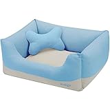 Blueberry Pet Fully Removable Washable Dog Bed, Heavy Duty Pet Bed w/Durable YKK Zippers, 25' x 21'...
