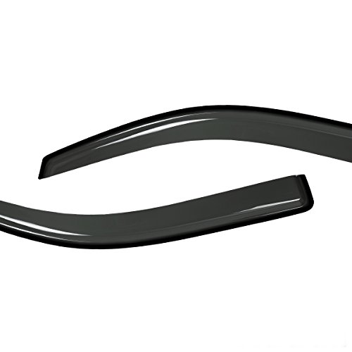 Gevog 4-Piece Side Window Deflector Original Window Visors Replacement For 2009-2014 F-150 Supercrew (Crew Cab) Sun Rain Guard Visor #TOP2