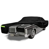 Waterproof Car Cover Replace for 1969-1979 Lincoln Continental Sedan//Town Car/Coupe/Convertible/Hardtop, 210T All Weather Classic Car Covers with Inner Cotton & Lock for Snow Rain Paint Protection