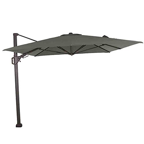 Preisvergleich Produktbild Siena Garden Ampelschirm Sunset N+ anthrazit / Olive 350x260cm