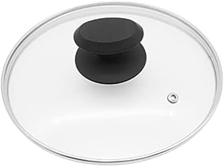 B&F Tempered Glass Saucepan Casserole Frying pan Lid (14 cm, 16 cm, 18 cm, 20 cm, 22 cm, 24 cm, 26 cm, 28 cm, 30 cm, 32cm,) Replacement Lids for Pans and Pot, (14 cm)