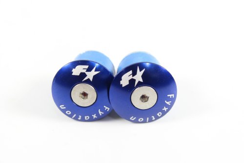 Fyxation Carretera Bar End Plug, Azul anodizado